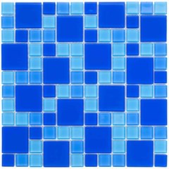 Мозаика стеклянная для бассейна Aquaviva Cristall Dark Blue (23 – 48 мм)