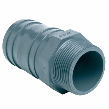 Штуцер ПВХ Effast RERPGE050F для шланга, різьбовий d50х1.5"