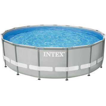 Каркасный бассейн Intex 26756 Premium (610х132 см) с картриджным фильтром, стремянкой, подкладкой и тентом