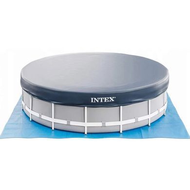 Каркасный бассейн Intex 26756 Premium (610х132 см) с картриджным фильтром, стремянкой, подкладкой и тентом