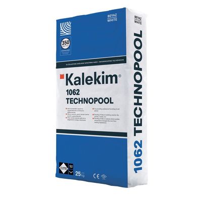 Клей для плитки з гідроізолюючими властивостями для басейну Kalekim Technopool 1062 (25 кг)