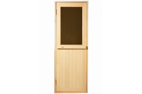 Двери для бани и сауны Tesli Макс Новая 1900 х 700, 70/190, деревянная, с порогом, универсальня