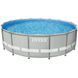 Каркасный бассейн Intex 26756 Premium (610х132 см) с картриджным фильтром, стремянкой, подкладкой и тентом