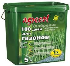 Удобрение для газона длительного действия (100 дней) Agrecol 5 кг