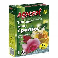 Добриво для троянд тривалої дії (100 днів) Agrecol 1,5 кг