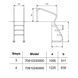 Сходи для басейну Hayward EAF3 Easy access (3 сходинки), для широкого борту, AISI-316