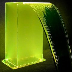 Водопад для бассейна Aquaviva Г-образный (600х300 мм), RGB LED