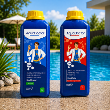 Комплект AquaDoctor StopMetal 1 л + StopMineral 1 л