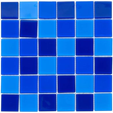 Мозаїка скляна для басейну Aquaviva Cristall Dark Blue (48 мм)