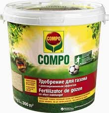 COMPO Твердое удобрение длительного действия для газонов 8 кг