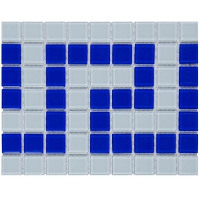 Фриз грецький для басейну Aquaviva Cristall W/B біло-синій, уцінка