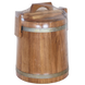 Кадка дубовая для солений 15 л БонПос (оцинкованый обруч), 15 л, Для солений
