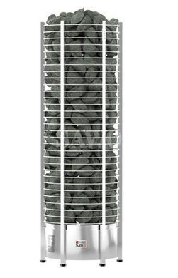 Электрокаменка для бани и сауны Sawo Tower Round TH12-210N (21 кВт, до 35 м3, с выносным пультом)