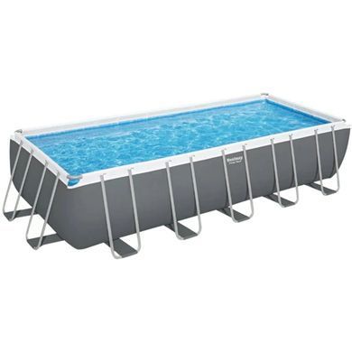 Каркасний басейн Bestway 5612B (640х274х132 см) з пісочним фільтром, сходами та тентом