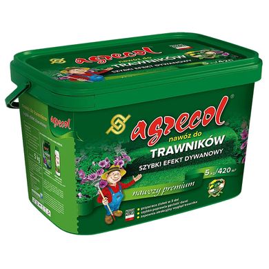 Удобрение для газонов быстрый ковровый эффект Agrecol 5 кг
