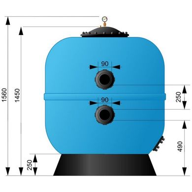 Фильтр Aquaviva M1250 (56 м3/ч, D1250)