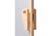 Двері для лазні та сауни Tesli UNO Silvit 1900 х 700, 70/190, скляна, матова, з порогом, универсальня, 4 мм
