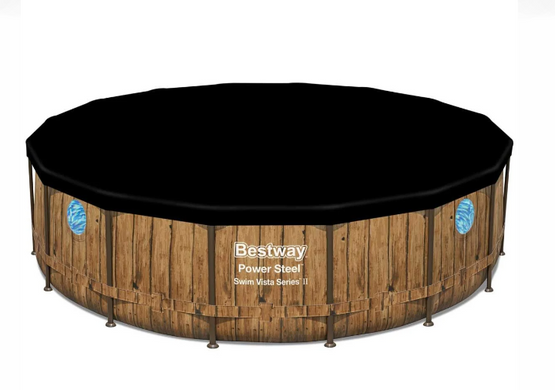 Каркасний басейн Bestway 561JM (427х107 см) з картриджним фільтром, тентом та драбиною