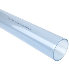 Труба прозрачная НПВХ (PVC-U) напорная клеевая Lareter PN16 d20 мм