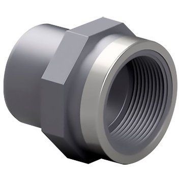 Адаптер-втулка ПВХ Effast RGRAFR020B з металевим кільцем, d20x1/2"