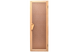 Двери для бани и сауны Tesli UNO Delta 1900 х 700, 70/190, стеклянная, матовая, с порогом, универсальня, 4 мм