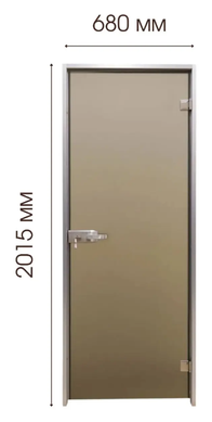 Двері міжкімнатні - Tesli Terra Bronze Sateen 2000х700