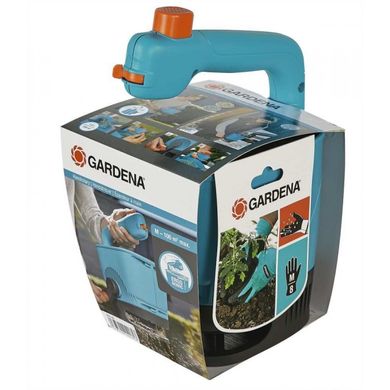 Разбрасыватель-сеялка Gardena М в наборе + перчатки для земли