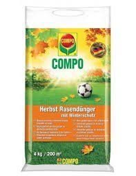 COMPO Твердое удобрение длительного действия для газонов (осень) 4кг
