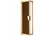 Двері для лазні та сауни Tesli UNO Sateen 1900 x 700 , 70/190, скляна, матова, з порогом, универсальня, 4 мм