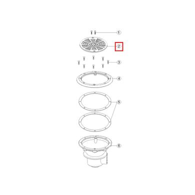 Решетка для донного слива Emaux EM28хх (1050195)