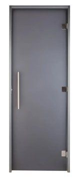 Дверь для хамама Tesli Antalya Graphite Sateen 2000x800