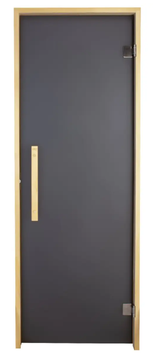 Дверь для бани и сауны Tesli Lux Graphite Sateen 2000х800