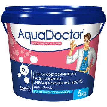 Дезинфектант на основе активного кислорода AquaDoctor Water Shock О2 5 кг