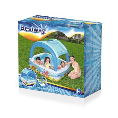 Дитячий надувний басейн Bestway 52192 (140х140х114 см)