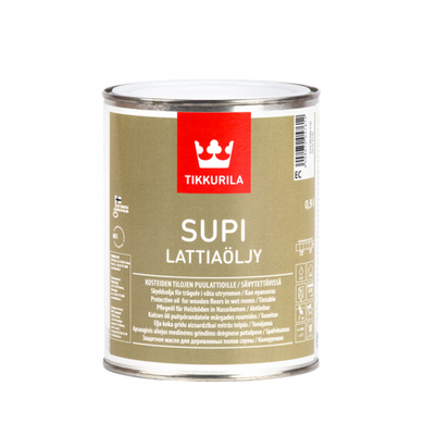 Оливна емульсія Tikkurila Supi Oil for Floor 0.9 л (Тіккуріла Супі олива для підлоги)
