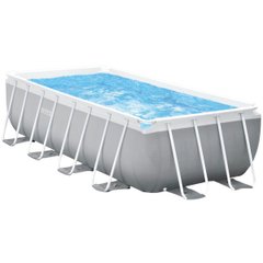 Каркасный бассейн Intex 26792 (488х244х107 см) с картриджным фильтром, лестницей и тентом