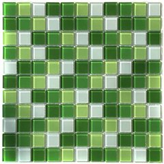 Мозаика стеклянная для бассейна Aquaviva Сristall Green Light DCM173