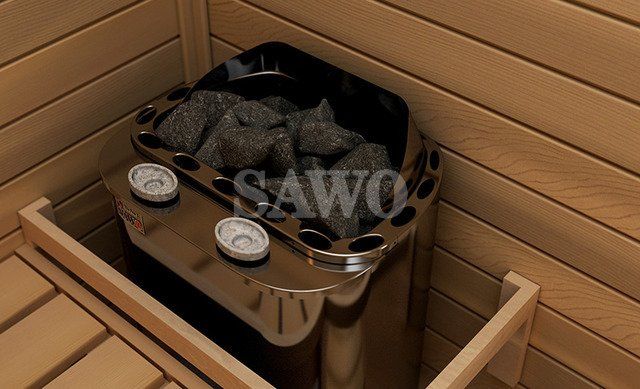 Электрокаменка для бани и сауны Sawo Scandia Combi SCAC-60NS-P ( 6 кВт, до 9 м3, с выносным пультом)
