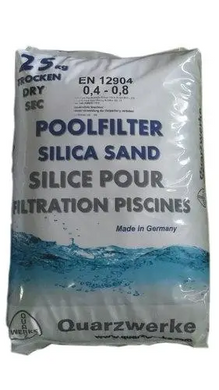 Пісок кварцовий, фракція 0,4-0,8 мм, Quarzwerke, Німеччина