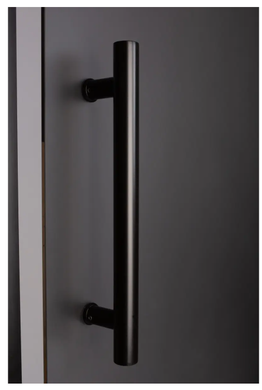 Двери для хамама Tesli Antalya Black Sateen 1900х700