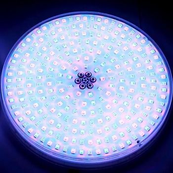 Светодиодная лампа для прожектора, для бассейна Aquaviva 252 LED 18 Вт RGB