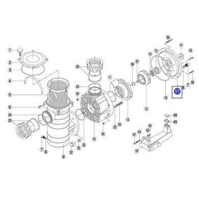 Фланець насоса КА/КАР Kripsol RKA170.A/RBH0008.03R FLANGE KAP/KA
