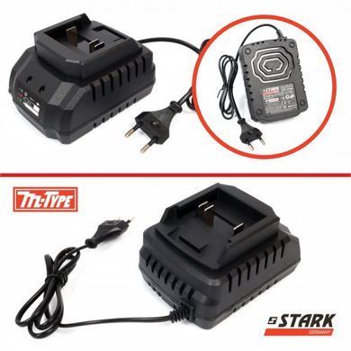 Кусторез аккумуляторный с насадкой для травы STARK CHT-2105
