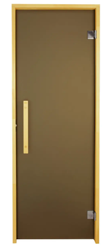 Дверь для бани и сауны Tesli Lux Sateen 1800х700