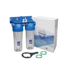 Подвійний фільтр для холодної води Aquafilter FHPRCL12-B-TWIN