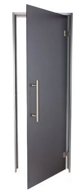 Двері для хамаму Tesli Antalya Graphite Sateen 1900x700