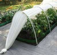Парник 4 м 42 г/м2 "Агро-Лідер" для розсади овочів, дачна розбірна теплиця з спанбонду