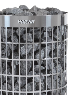 Электрокаменка для бани и сауны Harvia Cilindro PC90XE Black Steel ( 9квт, до 14 м3, з виносним пультом в комплекті)
