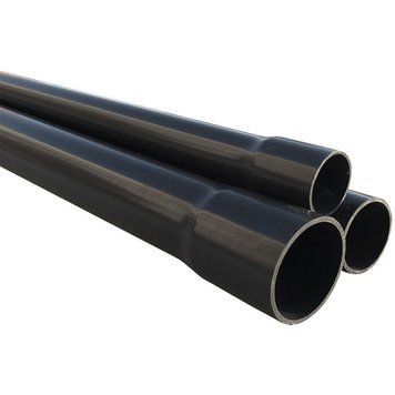 Труба НПВХ (PVC-U) напірна клейова Era PN10 d160 мм, 3 м