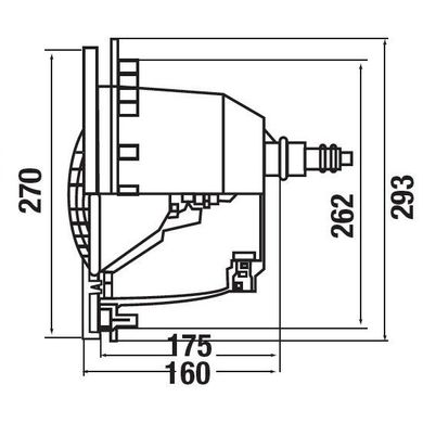 Галогенный прожектор для бассейна Hayward Design 3478 (300 Вт) White